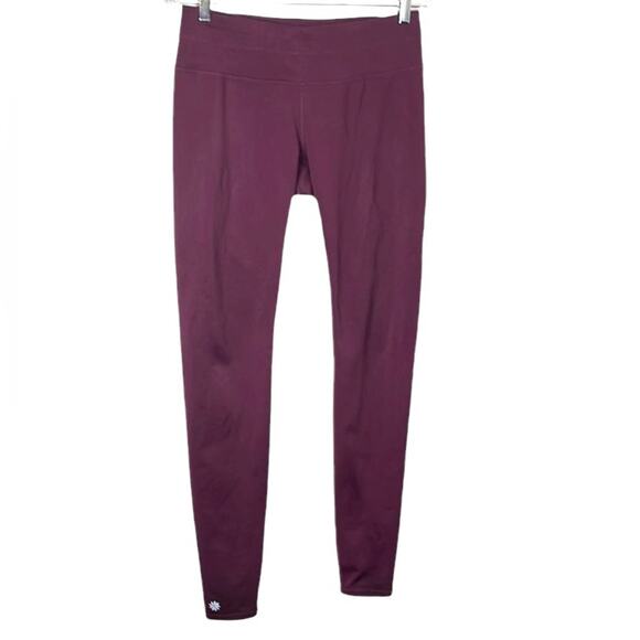Athleta Burgundy Tall Medium Tapered Ankle Leggings - Picture 1 of 6